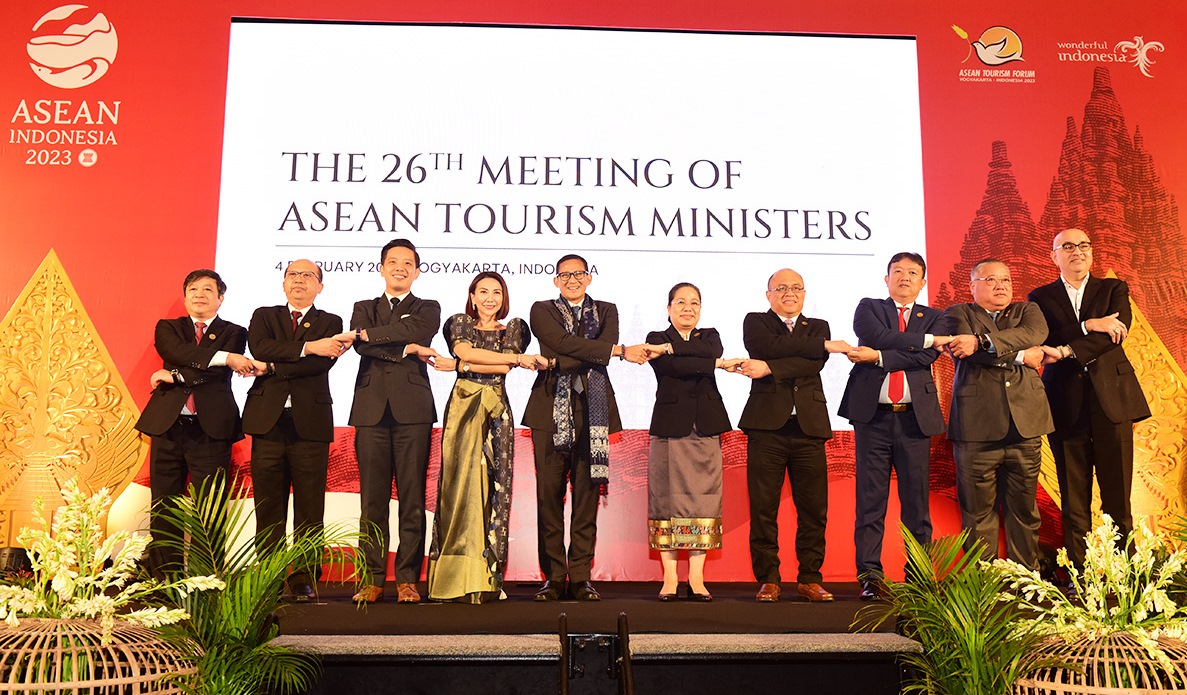 Các lãnh đạo tham dự Hội nghị Bộ trưởng Du lịch ASEAN lần thứ 26